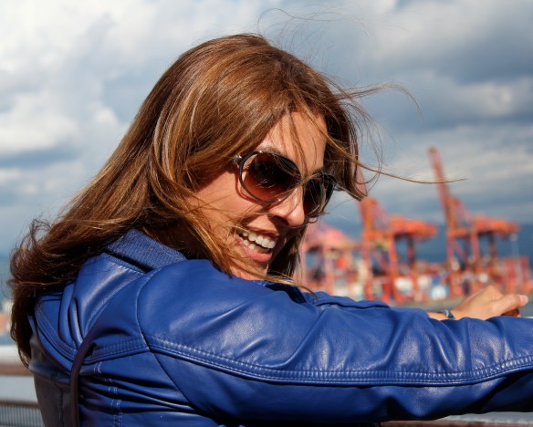 "Can you not see she is beautiful?" Athena in her natural state on the pier at Canada Place, Vancouver, B.C. (Andrea Connell)